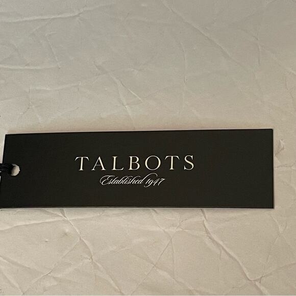 Talbots  Brown Tan Animal Print 100% Cotton Velvet Party Event Skirt NWT Size 16 - Picture 10 of 13